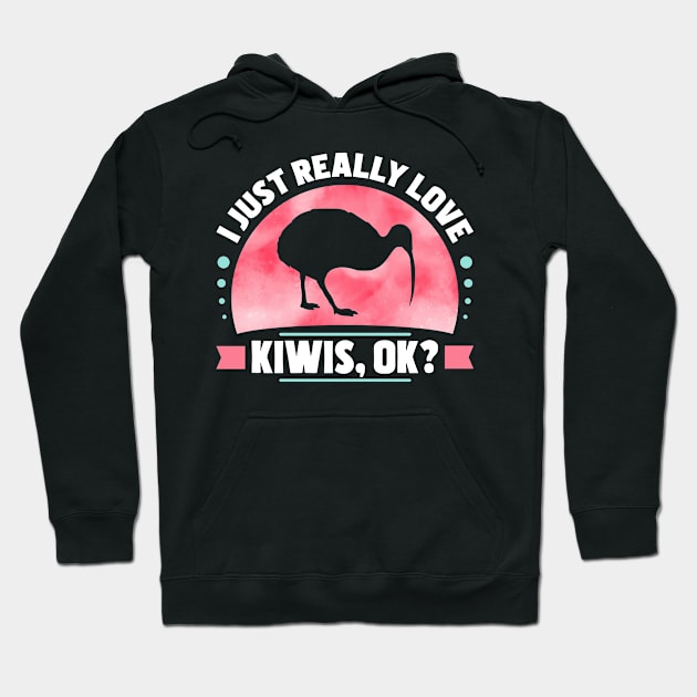 I Just Really Love Kiwis Hoodie by White Martian